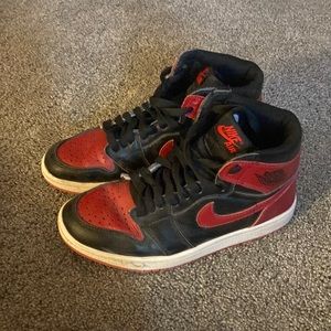 Air Jordan’s red size 6.5 mens
